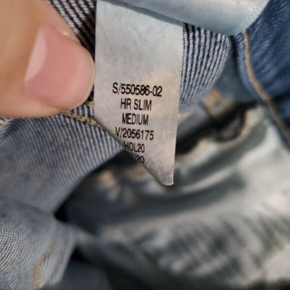 Banana Republic Jeans Womens 30 Blue High-Rise Slim Denim Stretch Pockets - Picture 5 of 13